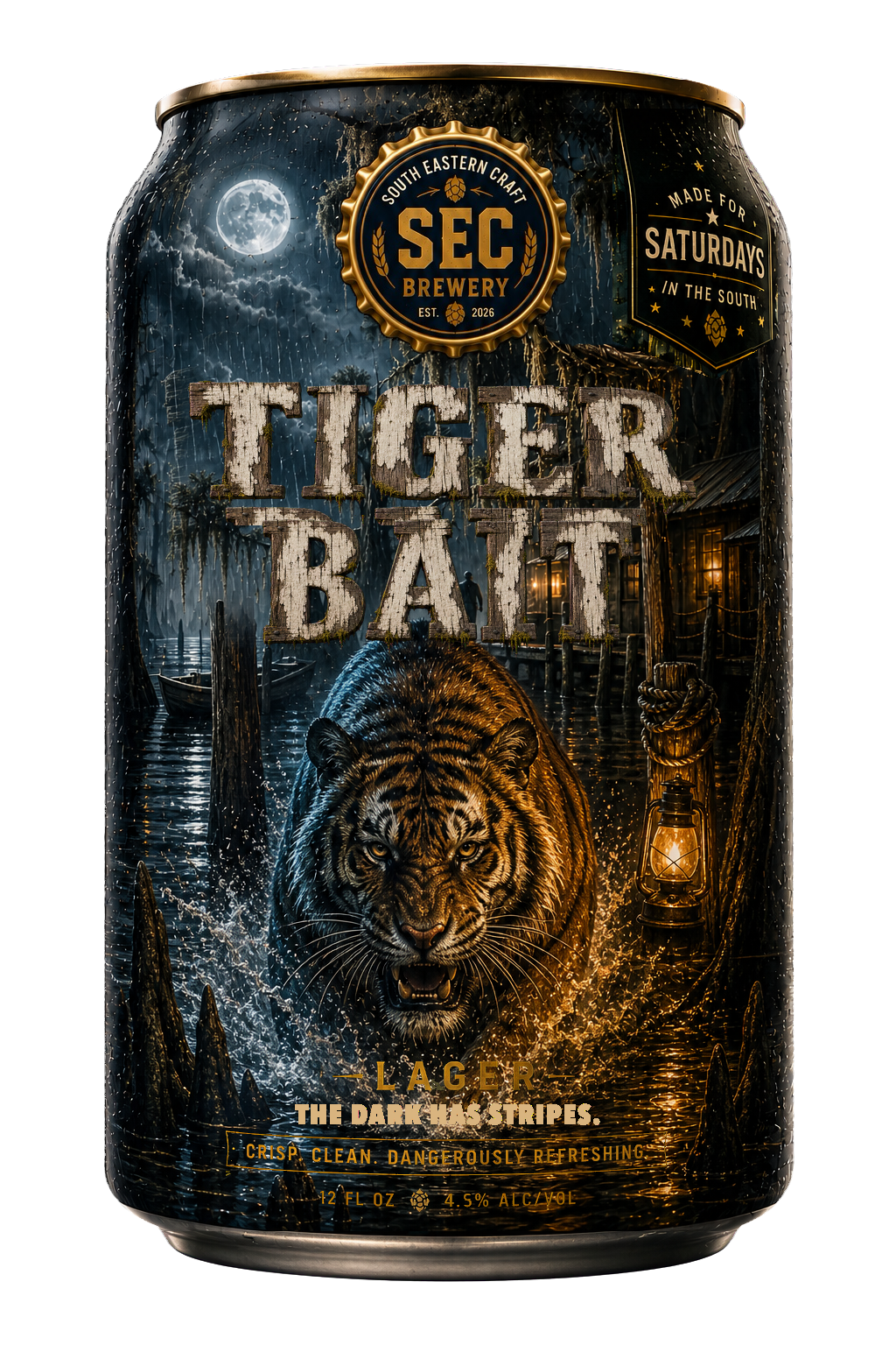 TIGER BAIT can artwork
