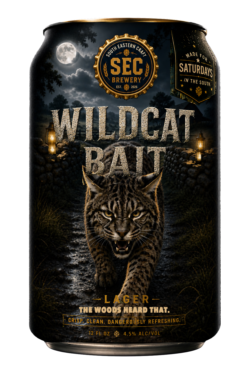 WILDCAT BAIT can artwork