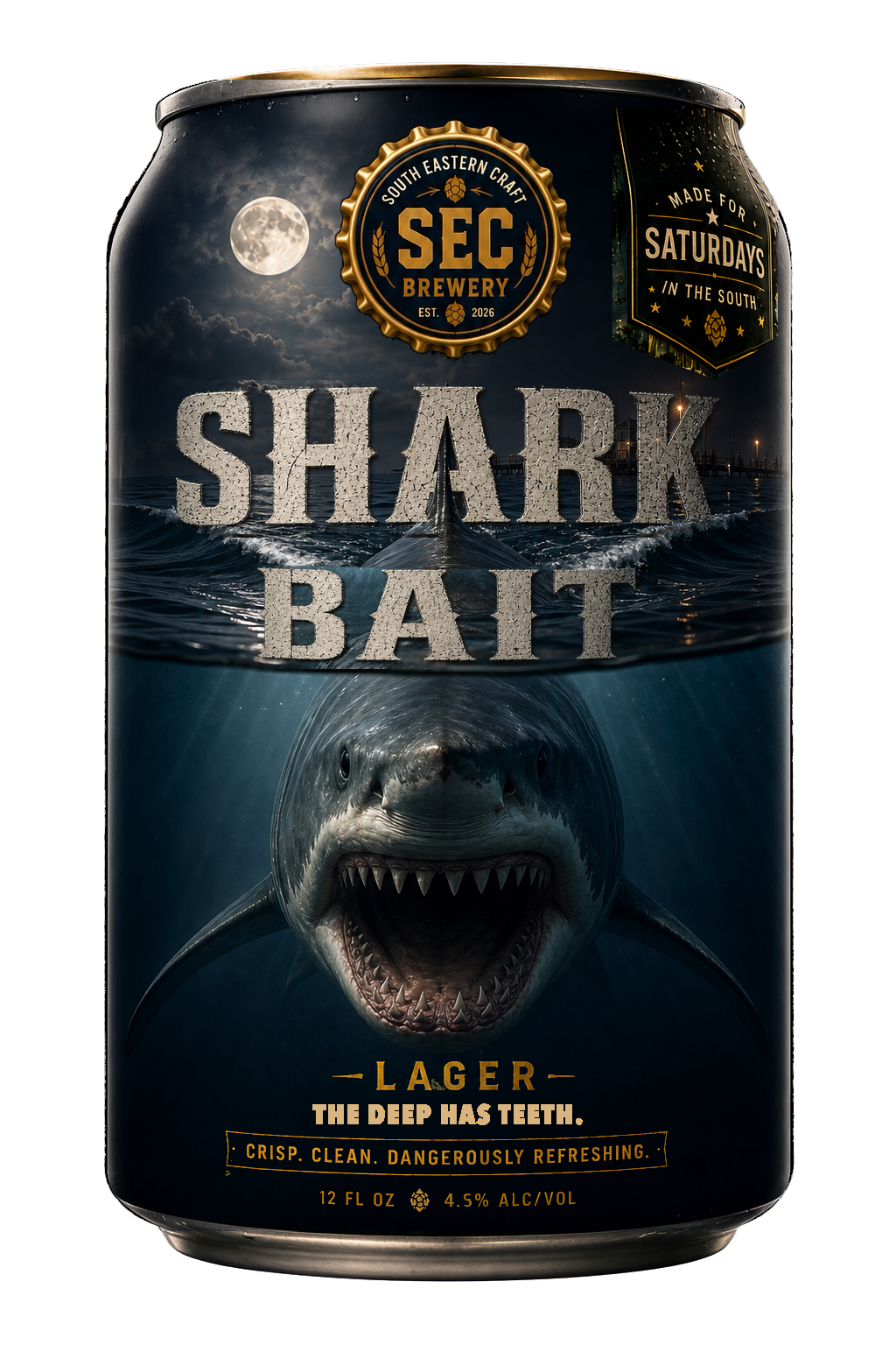 SHARK BAIT can artwork