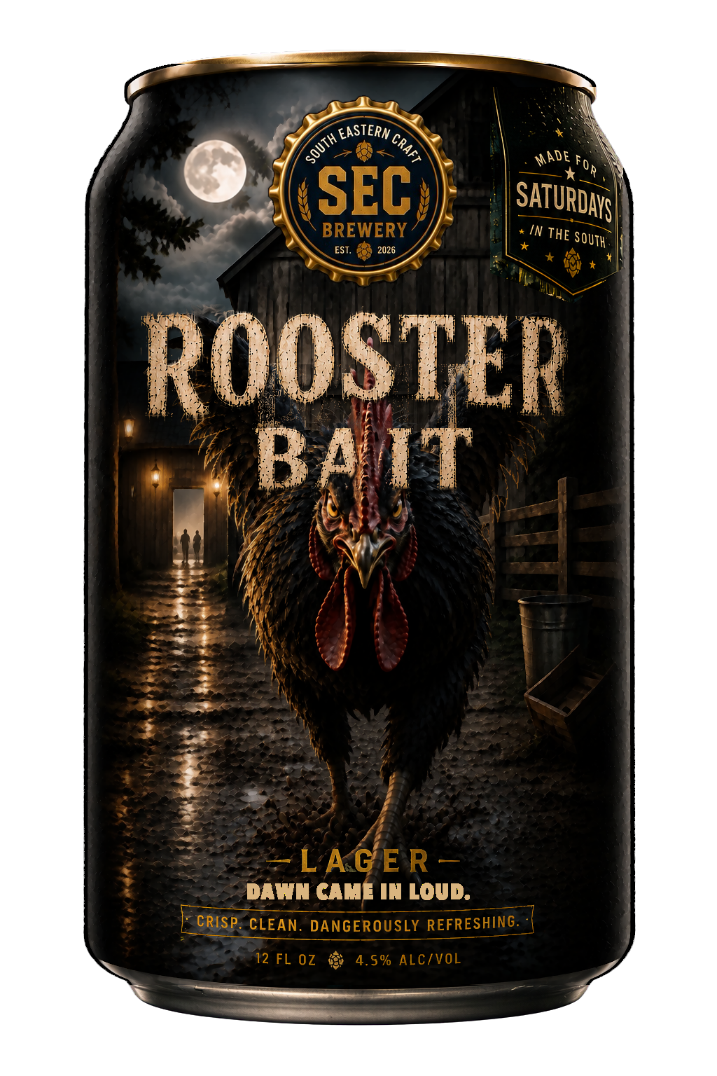 ROOSTER BAIT can artwork