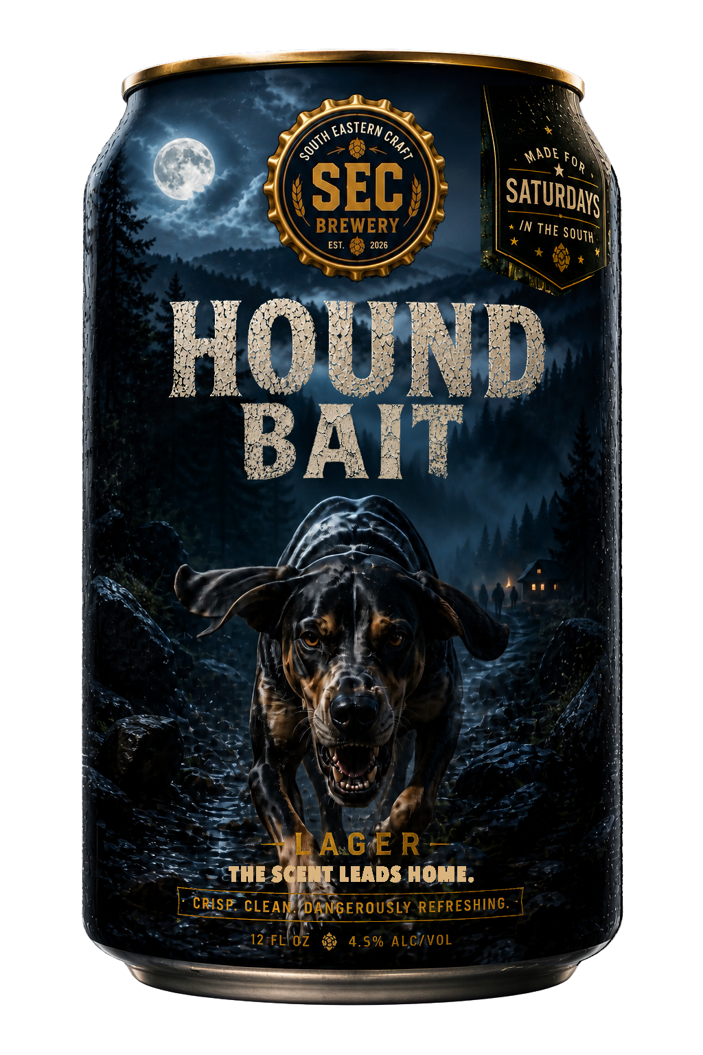 HOUND BAIT can artwork